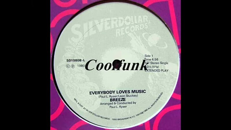 Breeze -  Everybody Loves Music (12 Inch 1980)