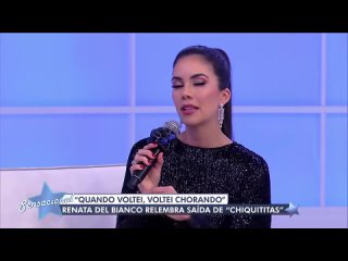 RedeTV - Renata del Bianco relembra depresso aps 'Chiquititas': Eu no conseguia assistir a novela