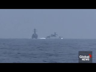 Корабли Китая и США