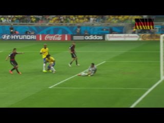 World Cup 2014. Brazil-Germany. 0-2. (Miroslav Klose).