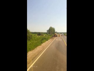 Видео от Ремонт дороги Тутаев - Шопша