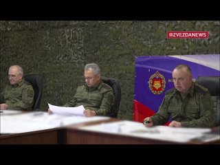 Министр обороны России проинспектировал передовой пункт управления одного из объединений группировки войск “Восток“ на Запорожск