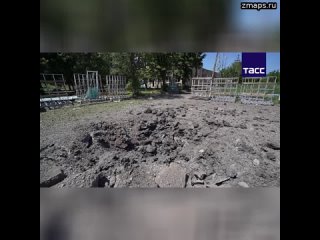 Вооруженные силы Украины нанесли удар из РСЗО по городу Волновахе в ДНР. Часть снарядов упала в райо