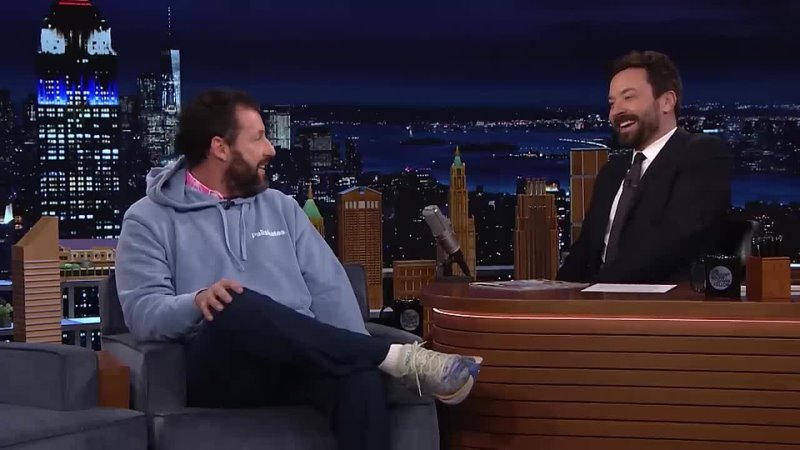 Adam Sandler Wanted to Listen to Dolly Parton During His Hip Surgery (Extended)   The Tonight 