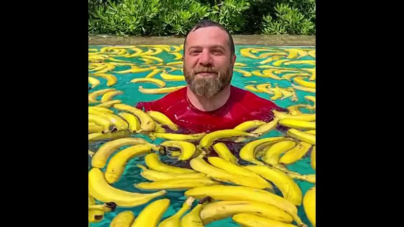 Растут бананы высоко, достать бананы Хочу
