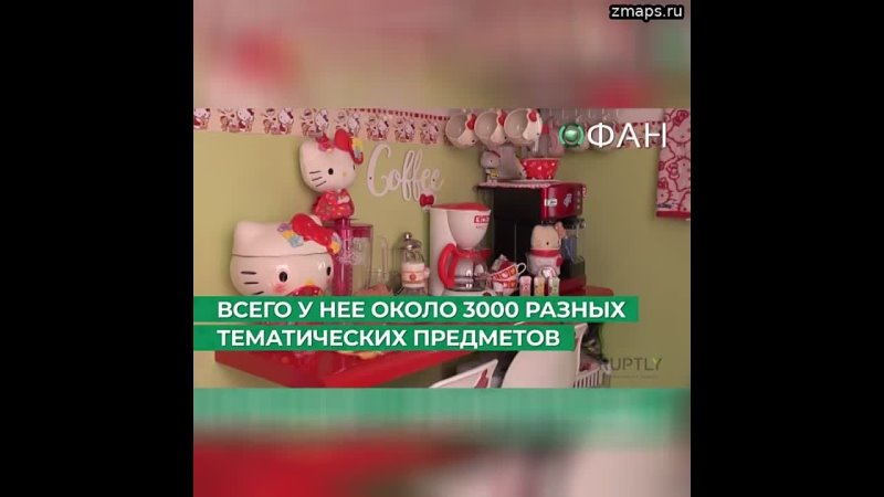 Перуанская фанатка Hello Kitty превратила свой дом в музей