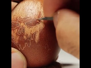 Творчество на яичной скорлупы.