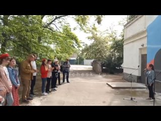 В Геническе состоялось торжественное открытие мурала с портретом Олега Клокова
