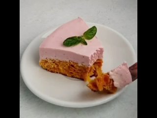 🌟 Морковный ПП торт с клубничным суфле