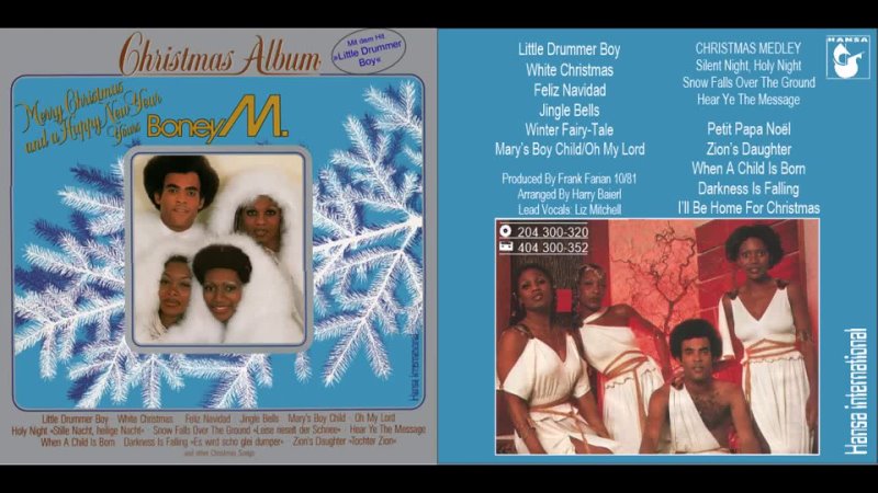 Boney M.- Christmas Album [Full Album + Bonus] (1981)