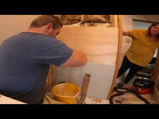 HOW TO INSTALL RECESSED WALL MOUNTED BATH TAP - Bathroom Renovation pt9