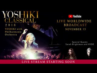 15 Yoshiki (jap. 林佳樹) Classical Concert with Phiharmonic Orchestral. 2018. .