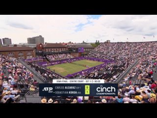 [1080p 50fps] Carlos Alcaraz vs Sebastian Korda | Queen's Club ATP 500 SF