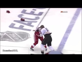 Pavel Datsyuks only Gordie Howe hat-trick in NHL vs Ducks (8 oct 2010)