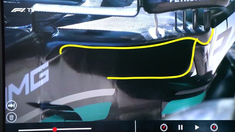 EN F1 TV, TECH TALK Mercedes big