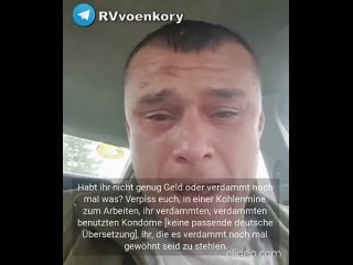 Ein weinender Soldat lässt sich über die ukrainischen „Eliten“ (Selenskyj) aus, wie seine „Junta“ das Volk verkommen lässt