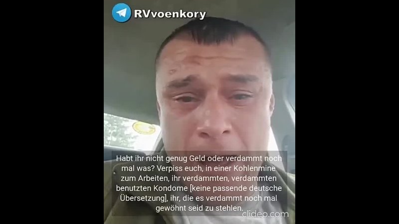 Ein weinender Soldat lässt sich über die ukrainischen „Eliten“ (Selenskyj) aus, wie seine „Junta“ das Volk verkommen lässt