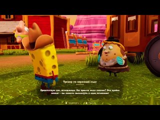 [Пришелец Саймон] ГУБКА БОБ НА ДИКОМ ЗАПАДЕ! - SpongeBob Squarepants: The Cosmic Shake #2 - Прохождение на русском