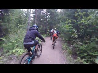 Nate Hills Mountain Biking the lower Whistler Bike Park