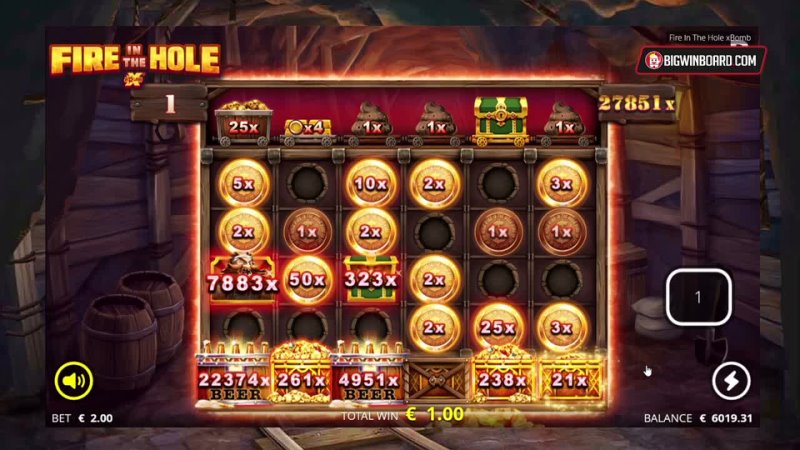 HUGE FIRE IN THE HOLE WIN 🔥🔥 NO BONUS BUY