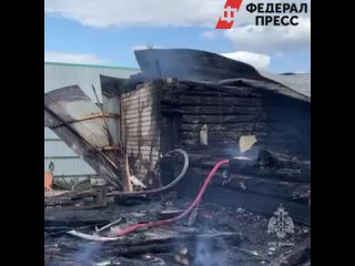 Пожар в частном доме в Татарстане