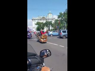 И снова седая ночь автопробегом  в Питере на День памяти Юры Шатунова.mp4