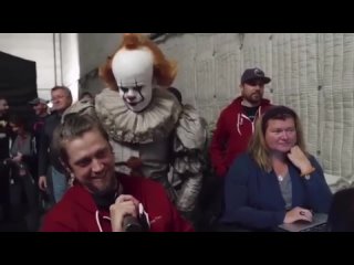 Pennywise filming It