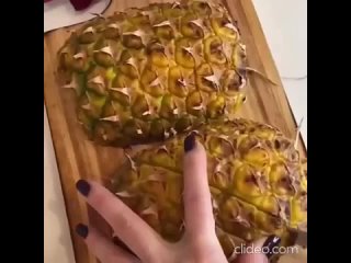 Классная идея нарезки ананаса! Берите себе на заметку