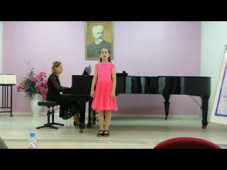 В. А. Моцарт Весенняя песня. Исполняет Лунова Аглая