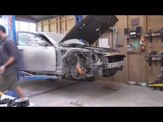 [Tofu Auto Works] Starting bodywork on the front flare. - Sta-GTR build: Part 16