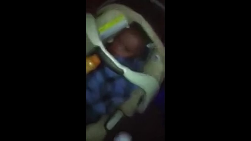 Mom beats baby and leaves him outside