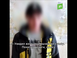 В Челябинске грабитель напал на 73-летнюю женщину и вырвал у нее сумку. Полицейские его задержали