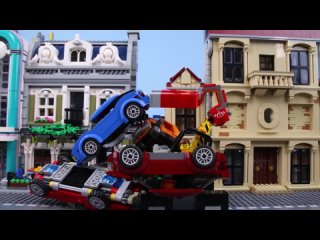 LEGO Experimental Police Vehicles STOP MOTION LEGO Cars, Trucks  More   Billy Bricks Compilations