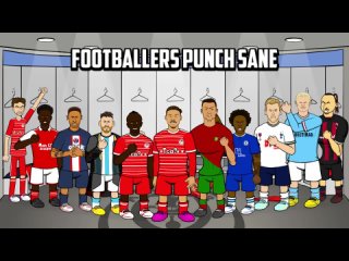 FOOTBALLERS PUNCH SANE (Feat Ronaldo Messi Haaland Frontmen )