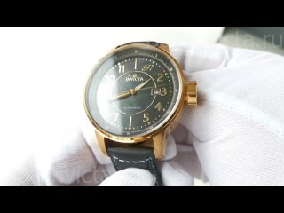 Invicta S1 Rally 39030 Механические Мужские Золотистые Часы Инвикта Ралли на Ремешке с Перламутровым Циферблатом