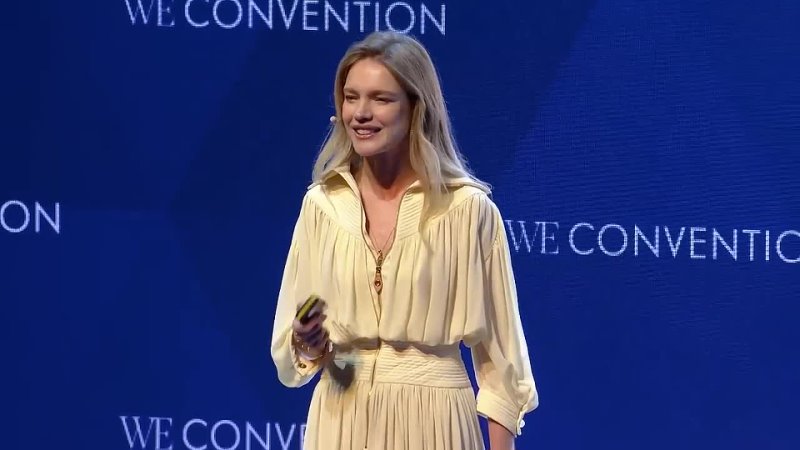 Natalia Vodianova at WE Convention - Harnessing the Power of Impact Investing and Philanthropy