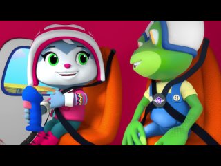 Kats Rocket Sky Chase   Geckos Garage   Trucks For Children   Cartoons For Kids (2)