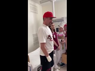 Как Романа Костомарова выписали из больницы. (видео)