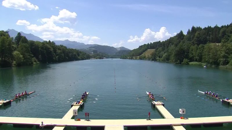 2023 World Rowing Cup III Lucerne, Switzerland Mens Quadruple Sculls ( M4x) A