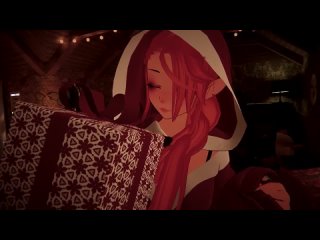 [Fakyra XoXo ASMR] ASMR VRC RP 🎄 “Cutie Femboy Elf Gives You a Special Present“ 🎄- UWU Ear Licks -M4M - LEWD.