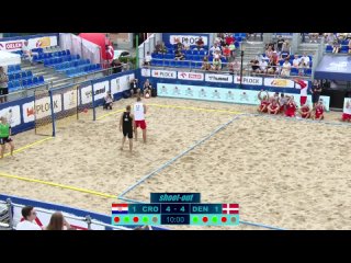 Хорватия vs Дания / Beach Handball Global Tour. Мужчины /