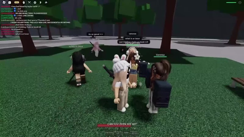 TOXIC GIRL GROUP in Roblox Saitama Battlegrounds Only Lets GIRLs In. . So I Went