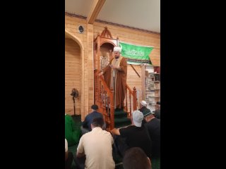 Джума намаз в Соборной мечети города Березники.  День Ашура