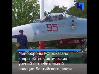Минобороны РФ опубликовало кадры летно-тактических учений истребительной авиации Балтийского флота