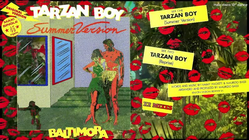 Baltimora Tarzan Boy ( Summer Version) Maxi Single,
