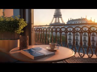 Morning Paris Cafe Ambience ☕ Sweet Jazz and Bossa Nova To Relax The Weekend