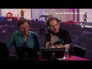 Pooh a RTL 102.5 (  обсуждение концерта в студии)