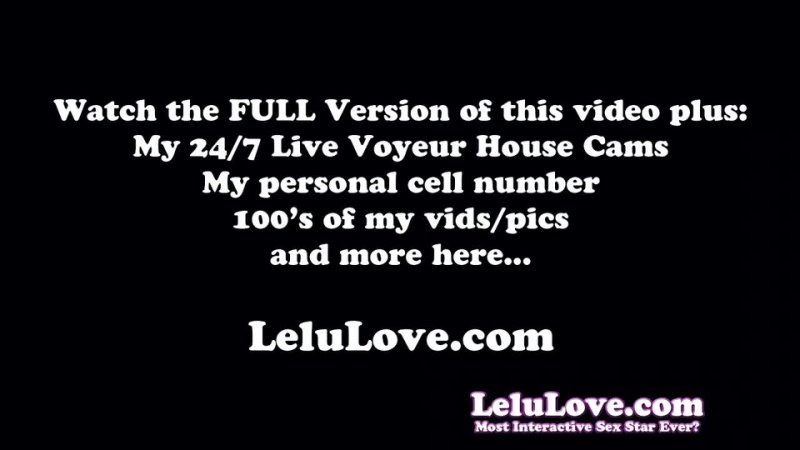 LeluLove - You are just a lowly cuckold that will never get to fuck me  1080