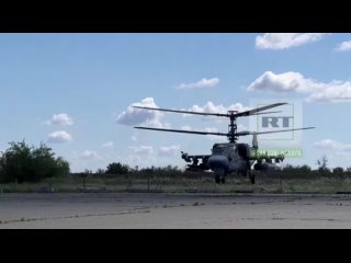 Ка-52 Аллигатор, вертолёт нового поколения. Поражает бронированную и небронированную технику, живую силу и воздушные цели