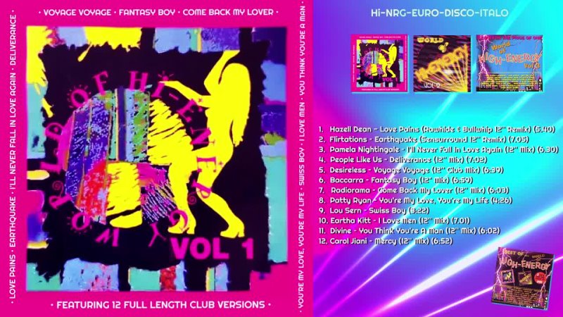 Various World Of Hi Energy Vol 1 Compilation,